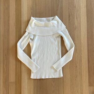 Off the shoulder sweater